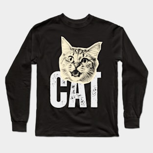 Cat T-shirt Long Sleeve T-Shirt